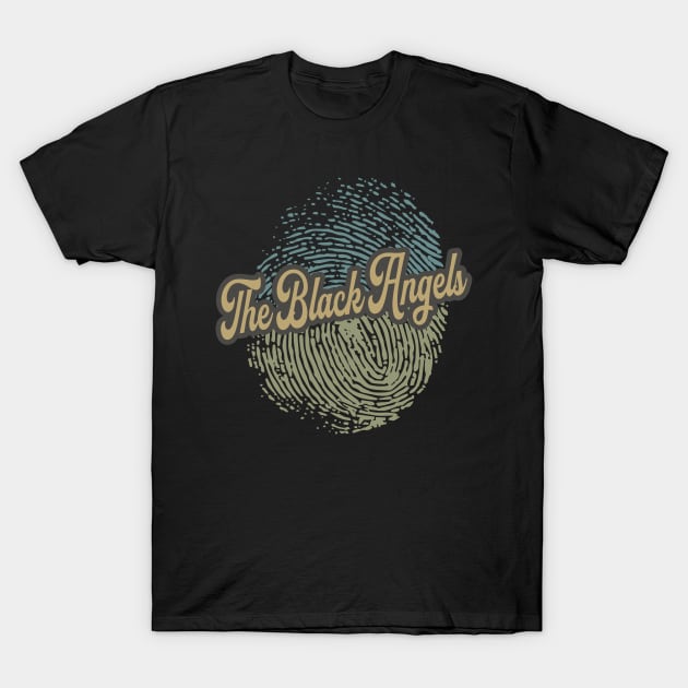 The Black Angels Fingerprint T-Shirt by anotherquicksand